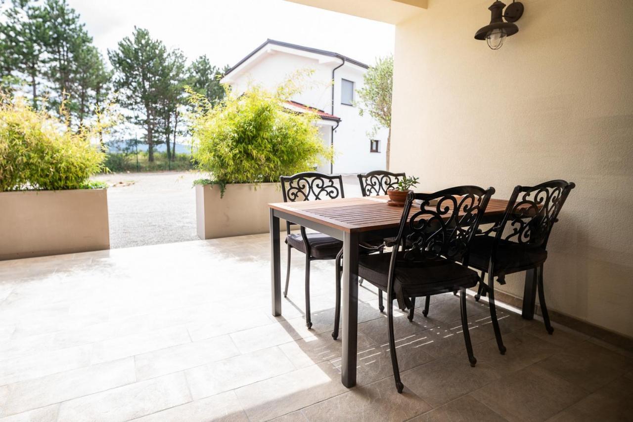 Apartments Kras 24 With Pool Сежана Екстериор снимка